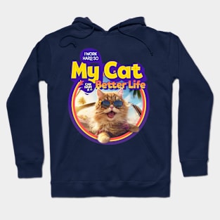 From 9 to Feline Hoodie